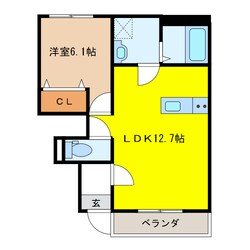 Leben清流（レーベンセイリュウ）の物件間取画像